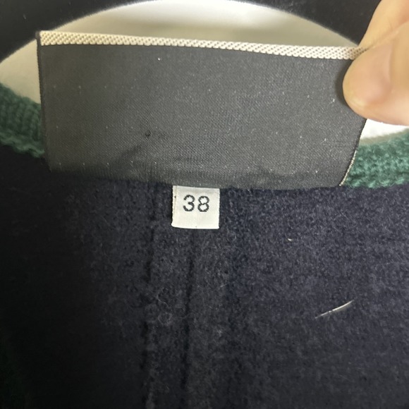 Sigi Scheiber Navy Blue Wool Snowflake Sweats Vest Women's Sz 38/10 Austria‎ - Picture 8 of 15